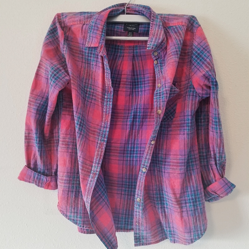 AE soft flannel top